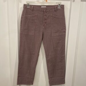 PISTOLA mauve high rise trouser